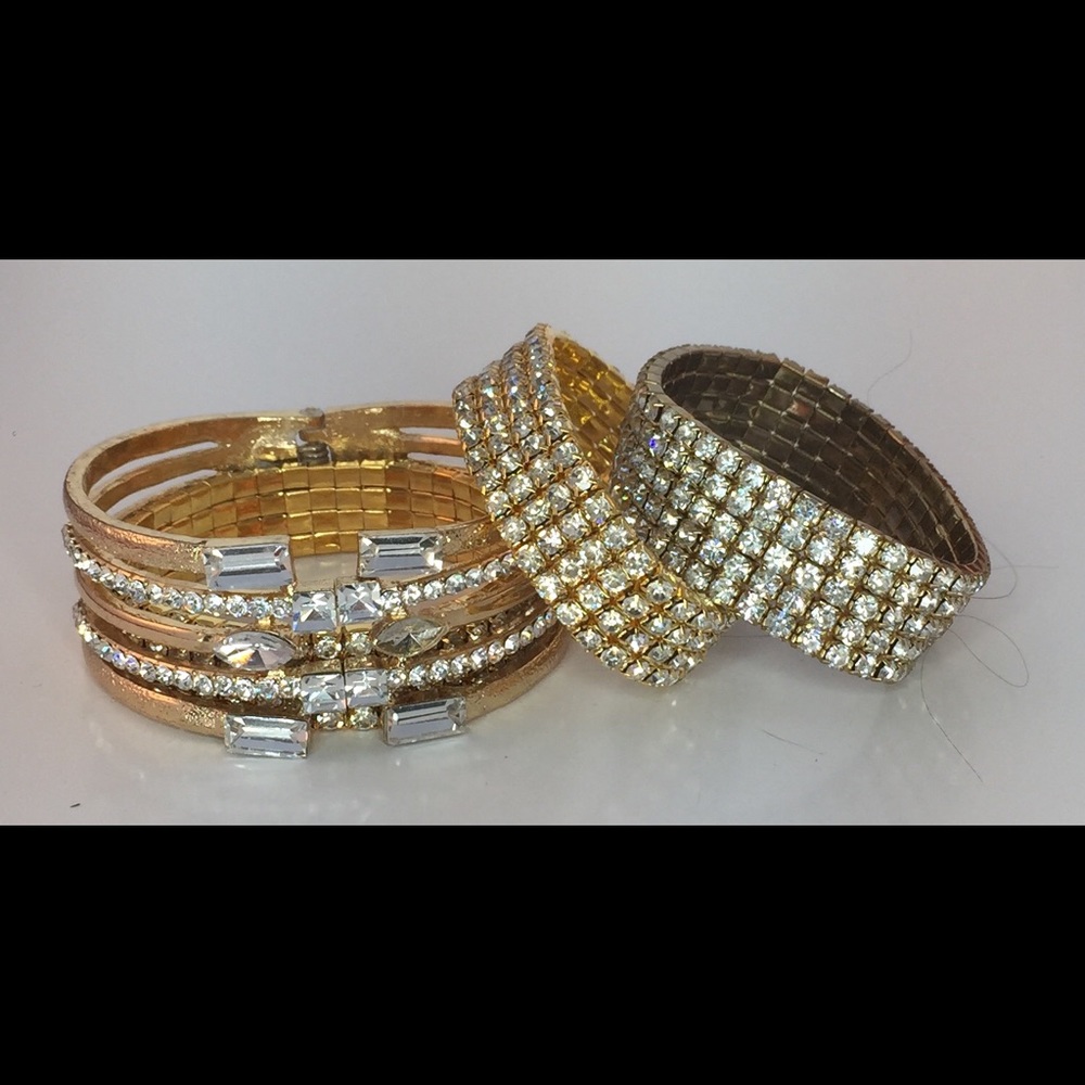 rhinestone bracelets. Perfect for any formal event